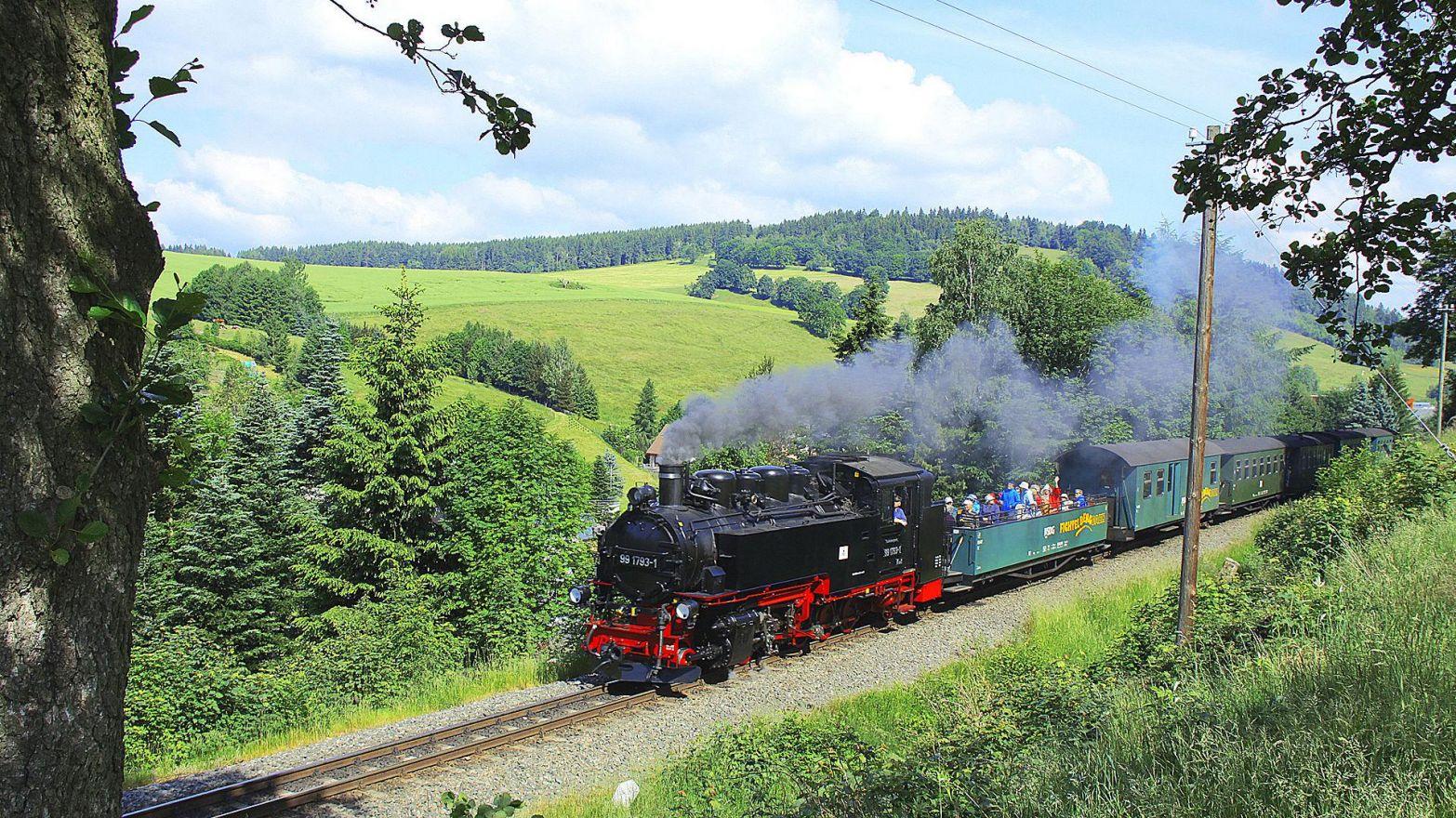 Fichtelbergbahn (75 Fahrminuten)